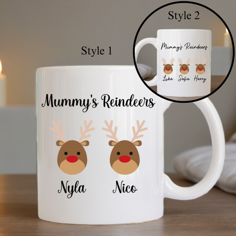 Mummy's Reindeers Mug