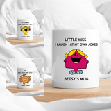 Personalised 'LITTLE MISS or MR.' Mugs