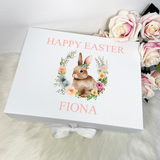 Personalised Floral Bunny Gift Box