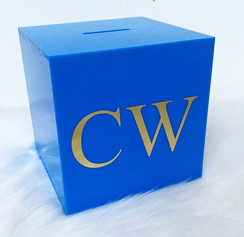 Personalised Initial Money Box (Vinyl)