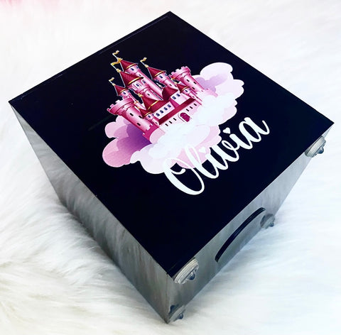 Personalised Princess Castle Money Box - Add Name (Printed)