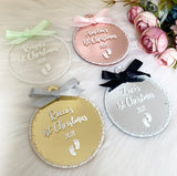 Personalised 'Baby's First' Christmas Bauble
