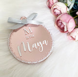 Personalised 'Initial & Name' Christmas Bauble