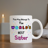 World's Best Sister Mug