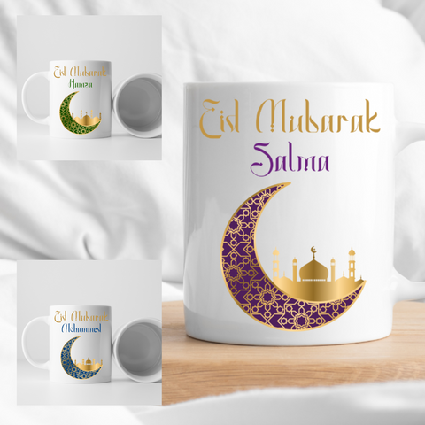 Eid Mubarak Personalised Name Mug