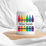 Crayon Teacher Mug