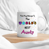 World's Best Aunty Mug