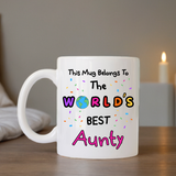 World's Best Aunty Mug