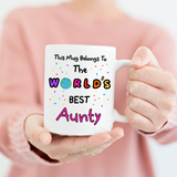 World's Best Aunty Mug