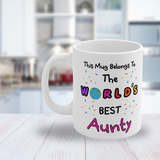 World's Best Aunty Mug