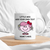 Personalised 'LITTLE MISS or MR.' Mugs