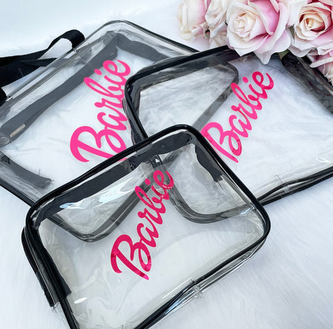 Barbie Personalised Cosmetic Bags