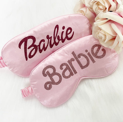 Personalised Barbie Sleep Eye Mask