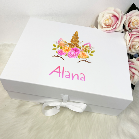 Personalised Unicorn Gift Box