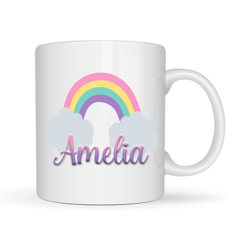 Personalised 'Rainbow' Mug