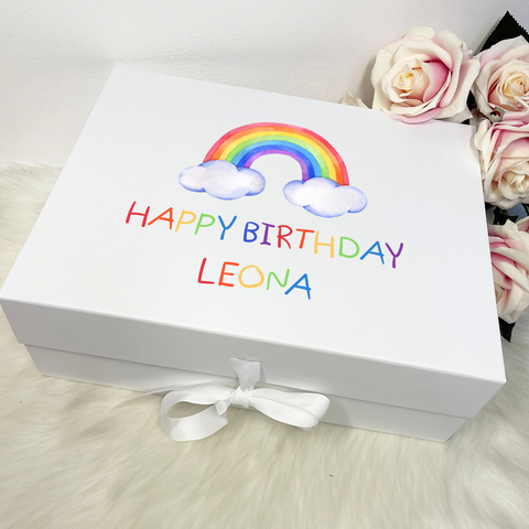 Personalised Rainbow Gift Box