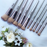 Personalised Champagne Gold Make Up Brush Set (10pc)