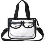 Medium Professional Transparent Cosmetic Bag With Strap