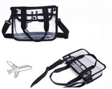 Medium Professional Transparent Cosmetic Bag With Strap