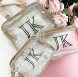 Personalised Metallic Bag Set (3pc) - Monogram Initials