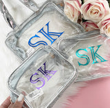 Personalised Metallic Bag Set (3pc) - Monogram Initials