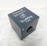 Personalised Wedding Fund Money Box (Printed)