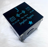 Personalised Baby Memory Money Box (Vinyl)