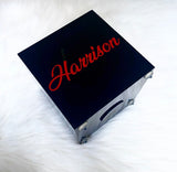 Personalised Name Money Box (Vinyl)