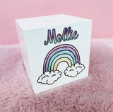Personalised Rainbow Money Box - Add Name (Printed)