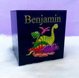 Personalised Dinosaur Money Box - Add Name (Printed)