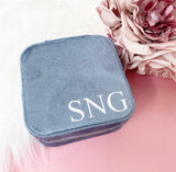 Personalised Velvet Jewellery Box