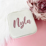 Personalised Velvet Jewellery Box