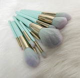 Mint Green Make Up Brush Set (12pc)