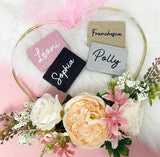 Personalised Glitter Compact Pocket Mirrors - Name