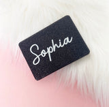 Personalised Glitter Compact Pocket Mirrors - Name