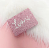 Personalised Glitter Compact Pocket Mirrors - Name