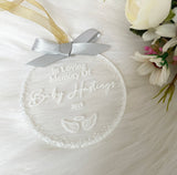Personalised 'In Loving Memory' Christmas Bauble