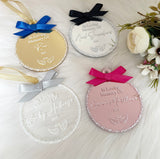 Personalised 'In Loving Memory' Christmas Bauble
