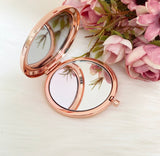 Round Compact Pocket Mirror