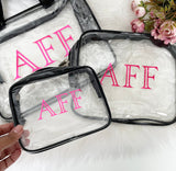 Personalised Initials Cosmetic Bags