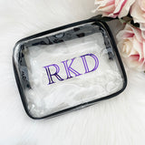 Personalised Initials Cosmetic Bags