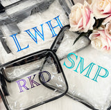 Personalised Initials Cosmetic Bags