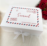 Personalised North Pole Envelope Printed Gift Box