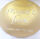 Personalised Wedding Plaque