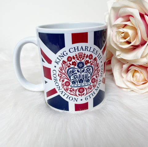 King Charles III Coronation Mug - British Flag