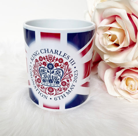 King Charles III Coronation British Flag Mug