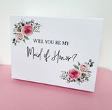 Bridesmaids & Made of Honor Gift Box “Will You Be My…”