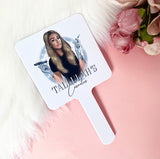 Personalised Large Handheld Mirror (12cm)