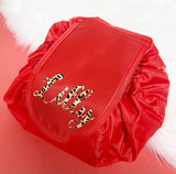 Personalised Drawstring Make Up Bag (Vinyl)