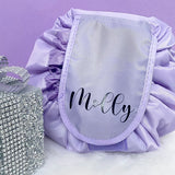 Personalised Drawstring Make Up Bag (Vinyl)